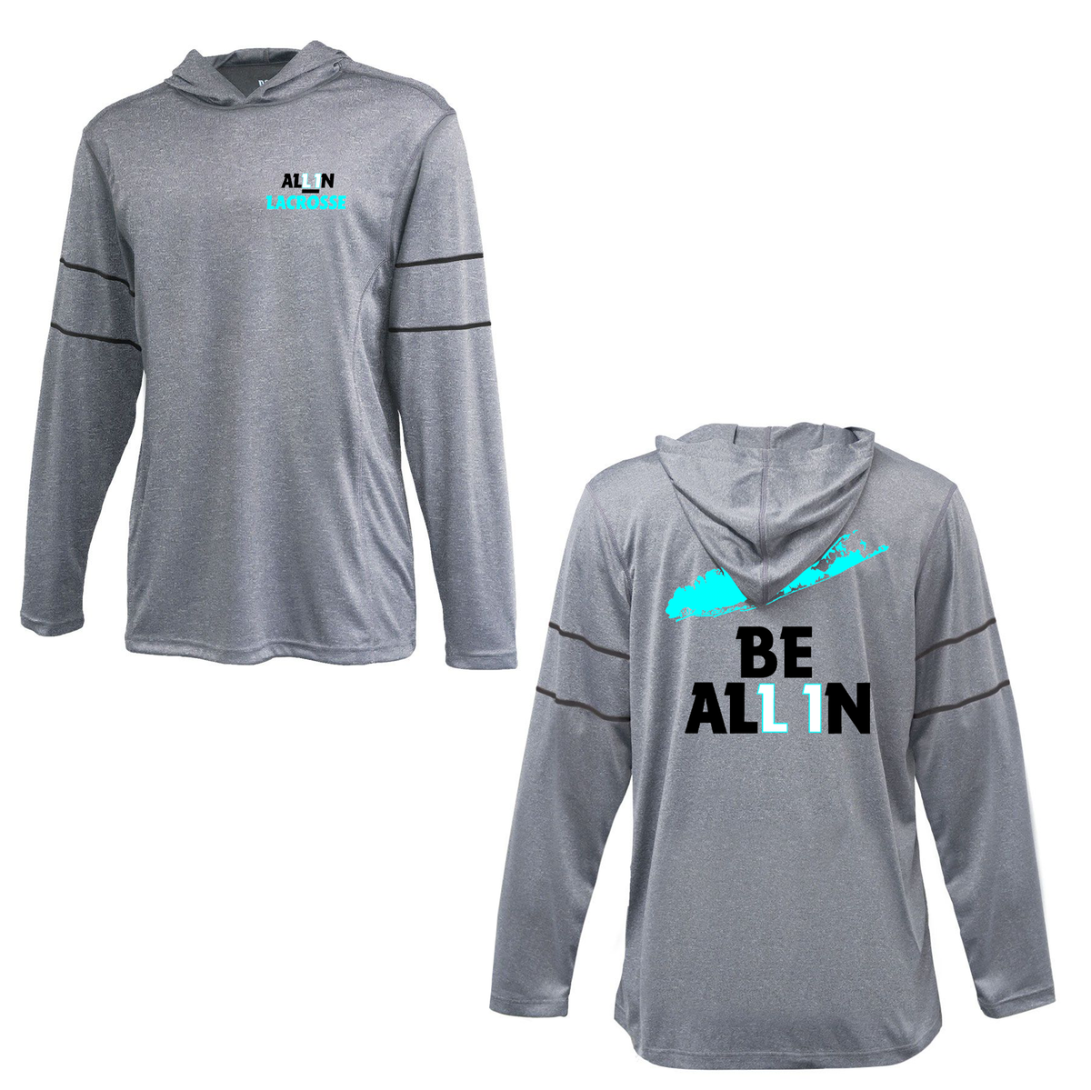 All In Lacrosse Carbon Shooter Hoodie