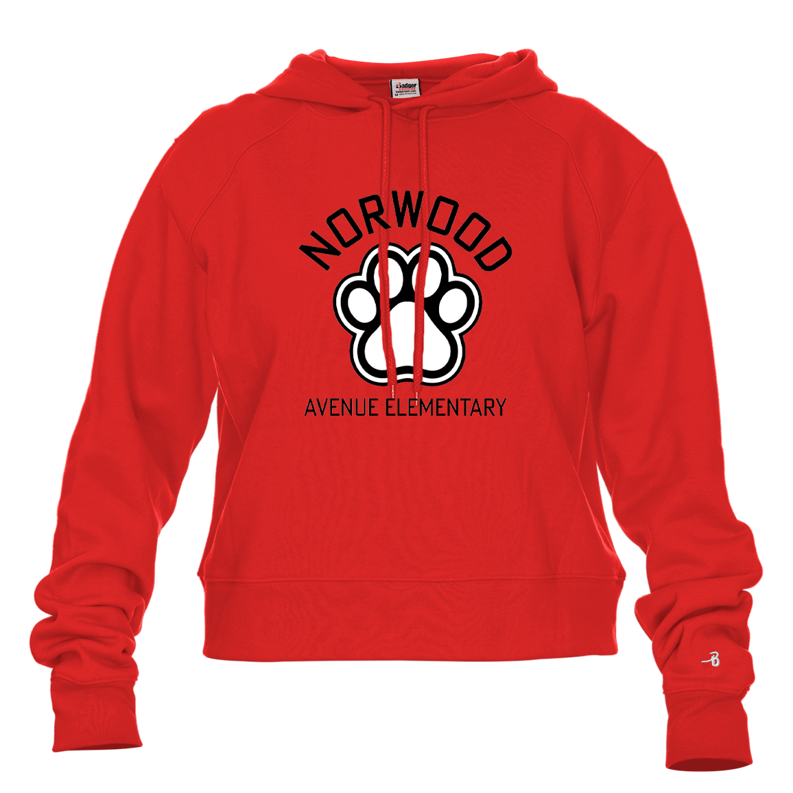 Norwood Ave. Elementary School Women's Cropped Hoodie