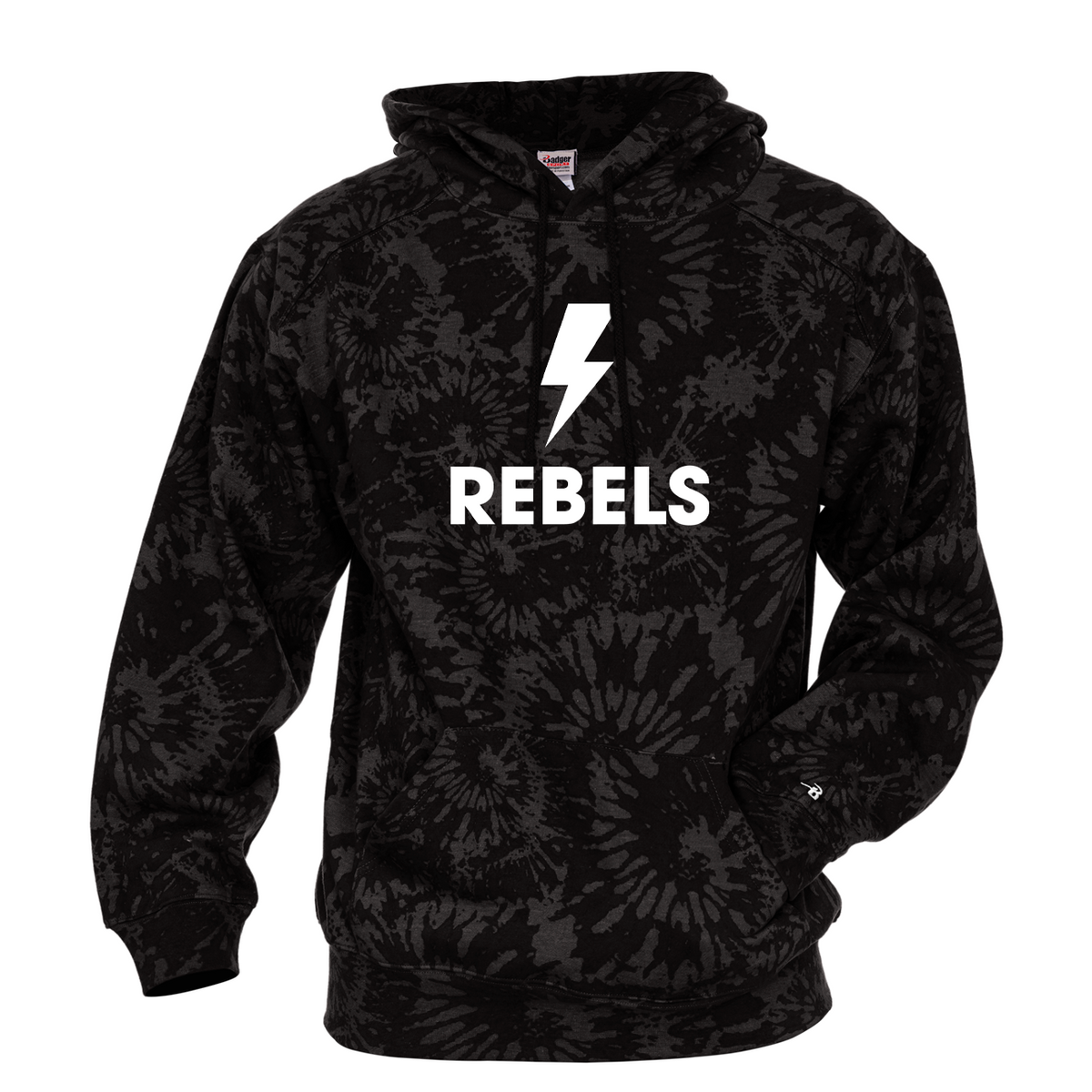 Rebels 32 Lightning Tie-Dye Hoodie