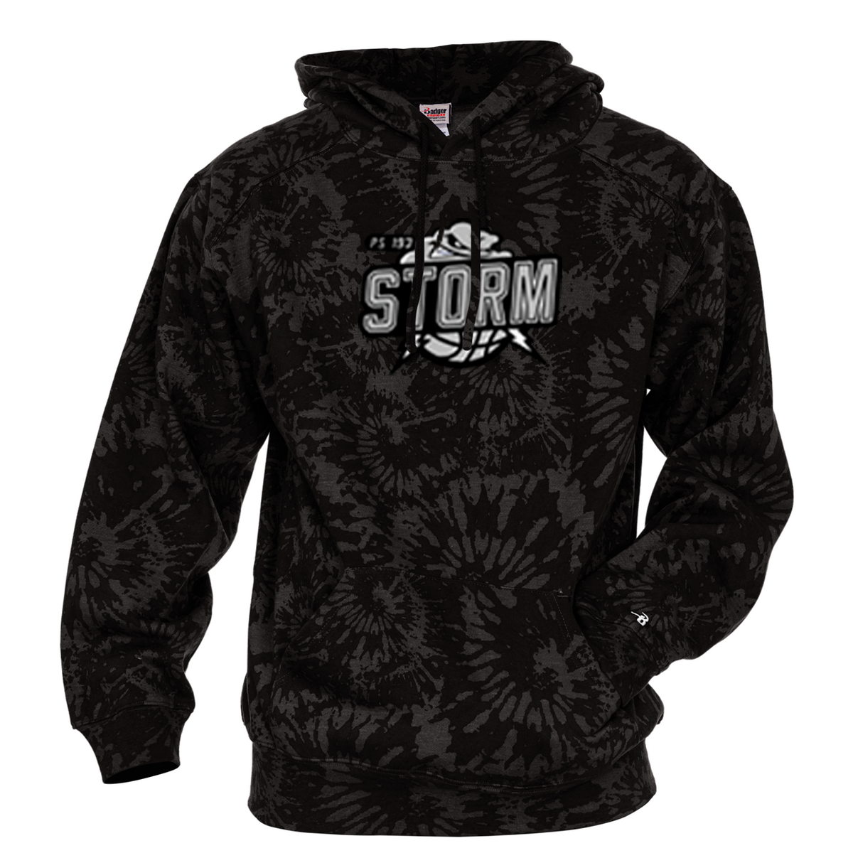 PS 193 Storm Basketball Tie-Dye Hoodie