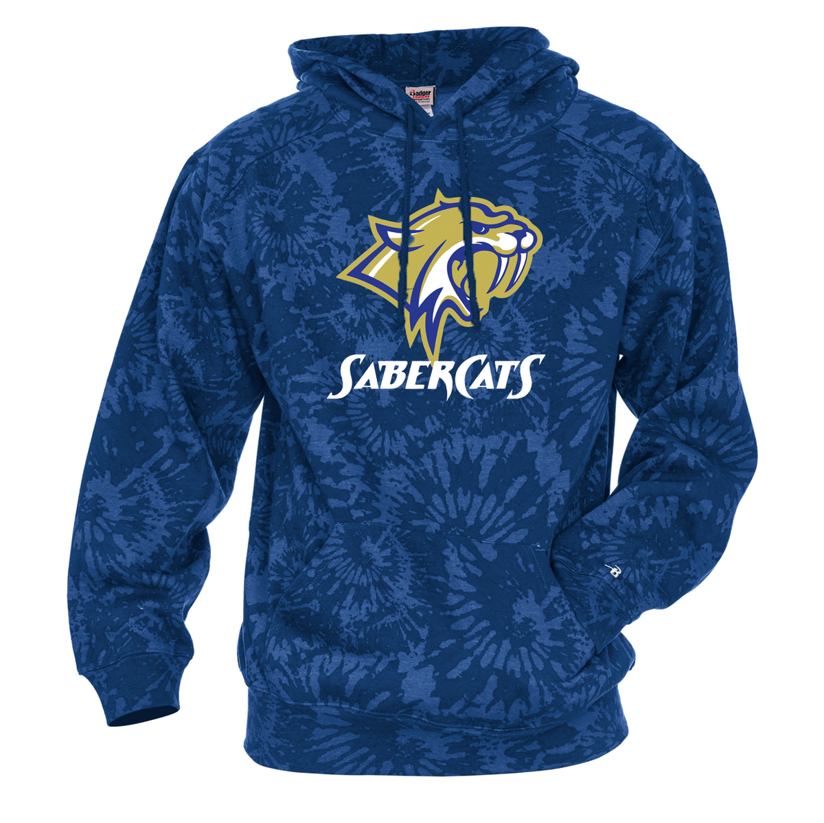 Waterford Sabercats Football Youth Tie-Dye Hoodie