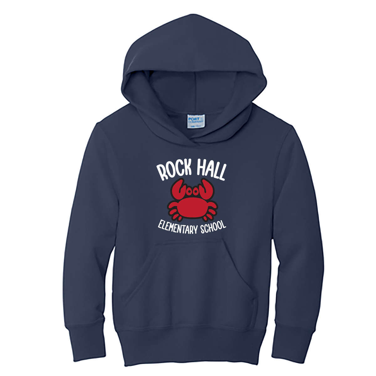 Rock Hall Elementary School Youth Core Fleece Hooded Sweatshirt