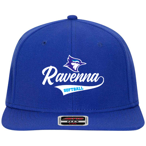 Ravenna Softball Flexfit Mid Profile Baseball Cap