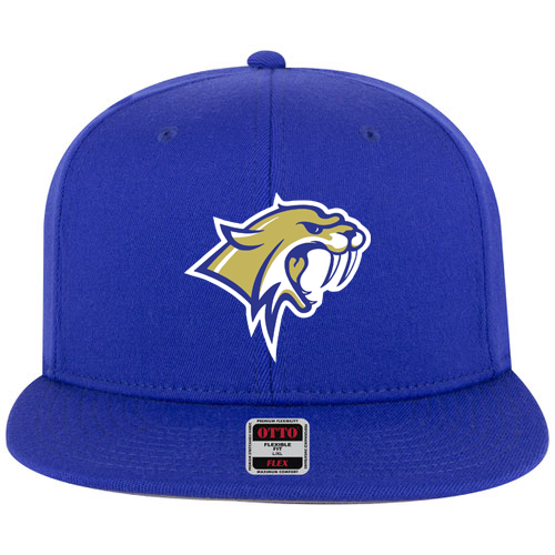 Waterford Sabercats Football Flex Fit 6 Panel Mid Profile Style Baseball Cap