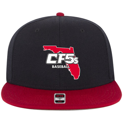 Central Florida Fives Flex Fit 6 Panel Mid Profile Style Baseball Cap