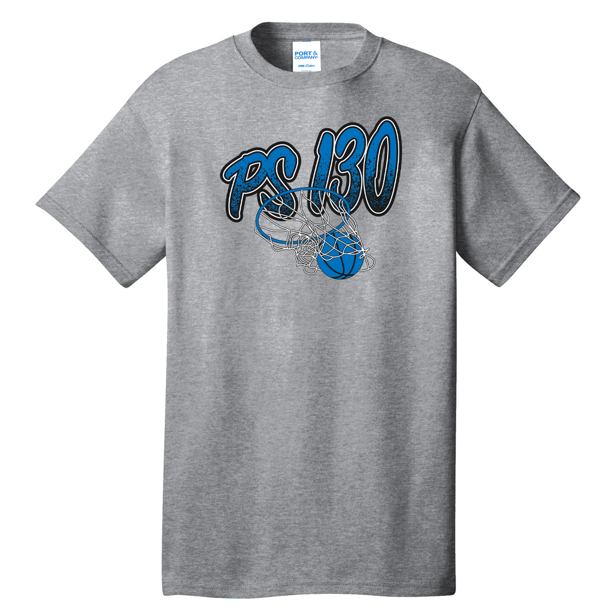 PS 130 T-Shirt - Basketball Logo