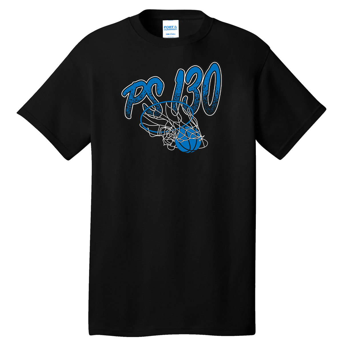 PS 130 T-Shirt - Basketball Logo