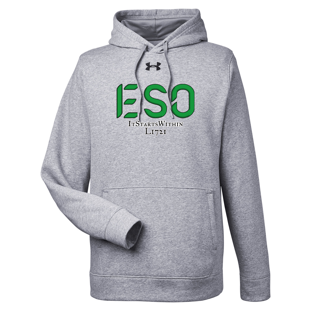 ESO Sports Performance Under Armour Men's Hustle Pullover Hooded Sweatshirt