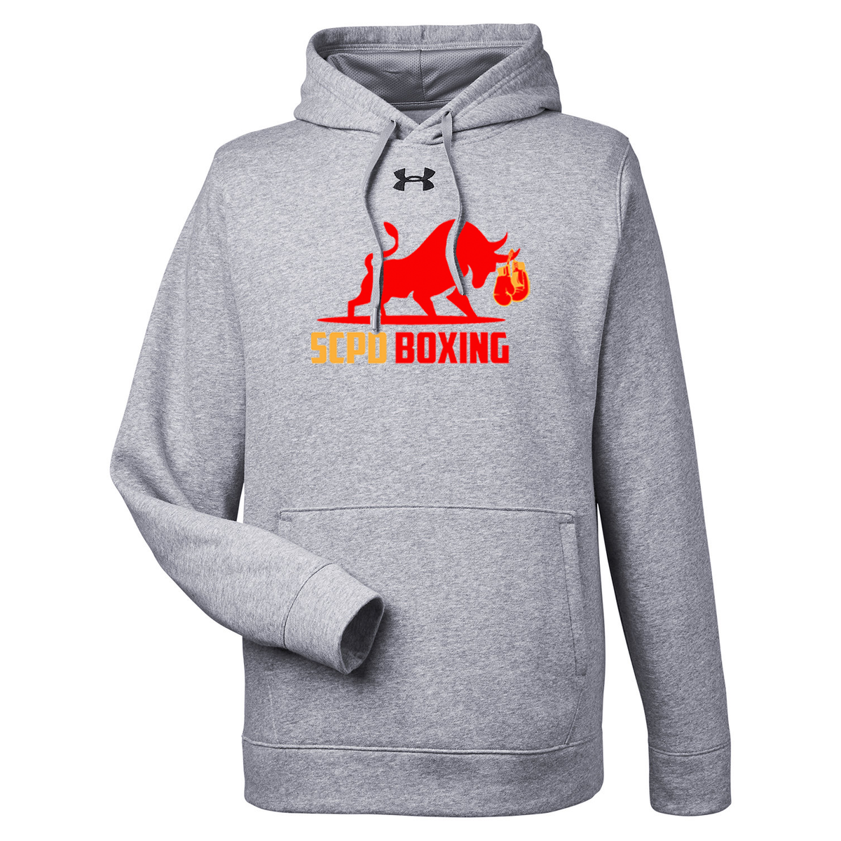 SCPD Boxing Under Armour Men's Hustle Pullover Hooded Sweatshirt