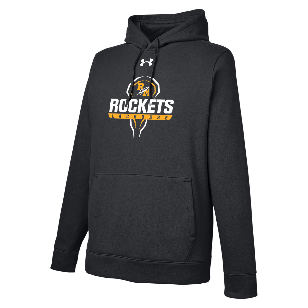 Richard Montgomery Rockets Lacrosse Under Armour Men's Hustle Pullover Hooded Sweatshirt