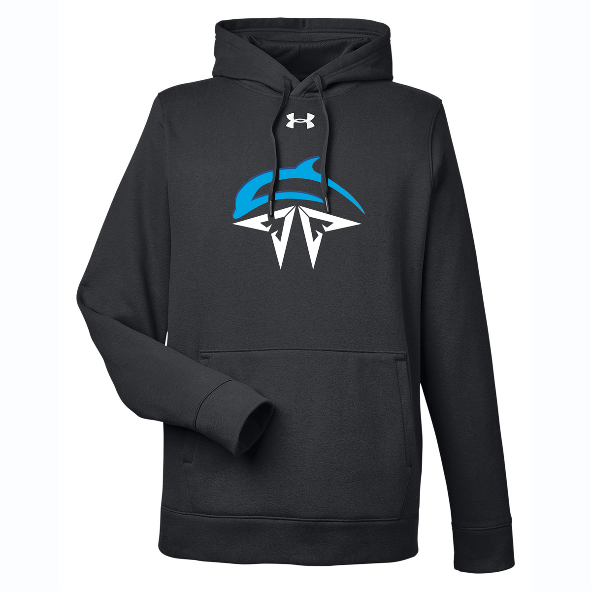 AZ Dolphins Football Under Armour Men's Hustle Pullover Hooded Sweatshirt