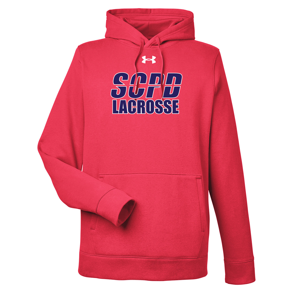 SCPD Lacrosse Under Armour Men's Hustle Pullover Hooded Sweatshirt