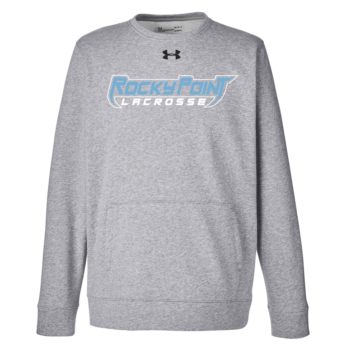 Rocky Point Girls Lacrosse Under Armour Men's Hustle Fleece Crewneck Sweatshirt