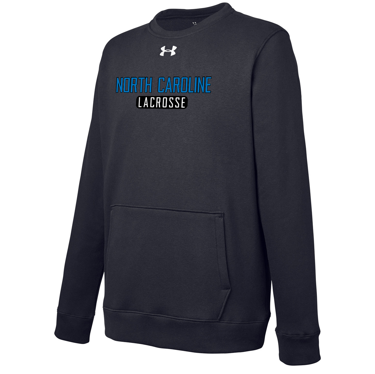 North Caroline Girls Lacrosse Under Armour Men's Hustle Fleece Crewneck Sweatshirt