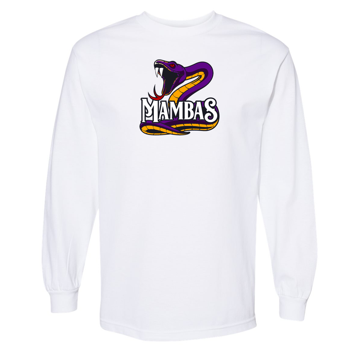 Mambas Basketball Classic Long Sleeve Cotton Tee