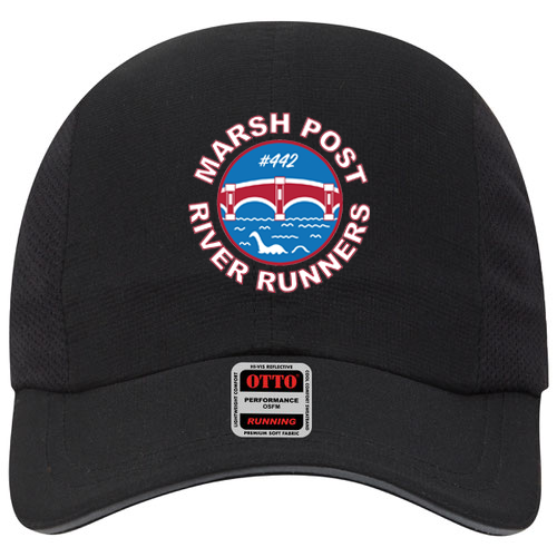 Marsh Post River Runners Reflective 6 Panel Running Hat