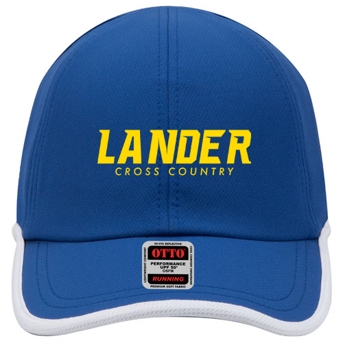 Lander Cross Country UPF 50+ 6 Panel Running Hat