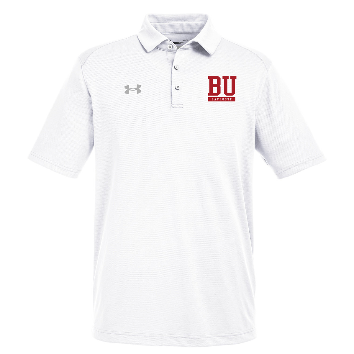 Boston University Lacrosse Under Armour Men's Tech Polo