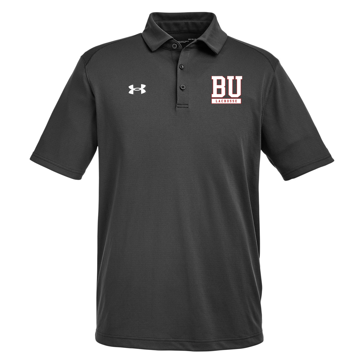 Boston University Lacrosse Under Armour Men's Tech Polo