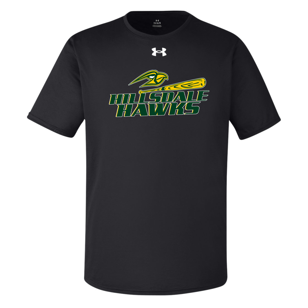 Hillsdale Hawks Under Armour Men's Team Tech T-Shirt