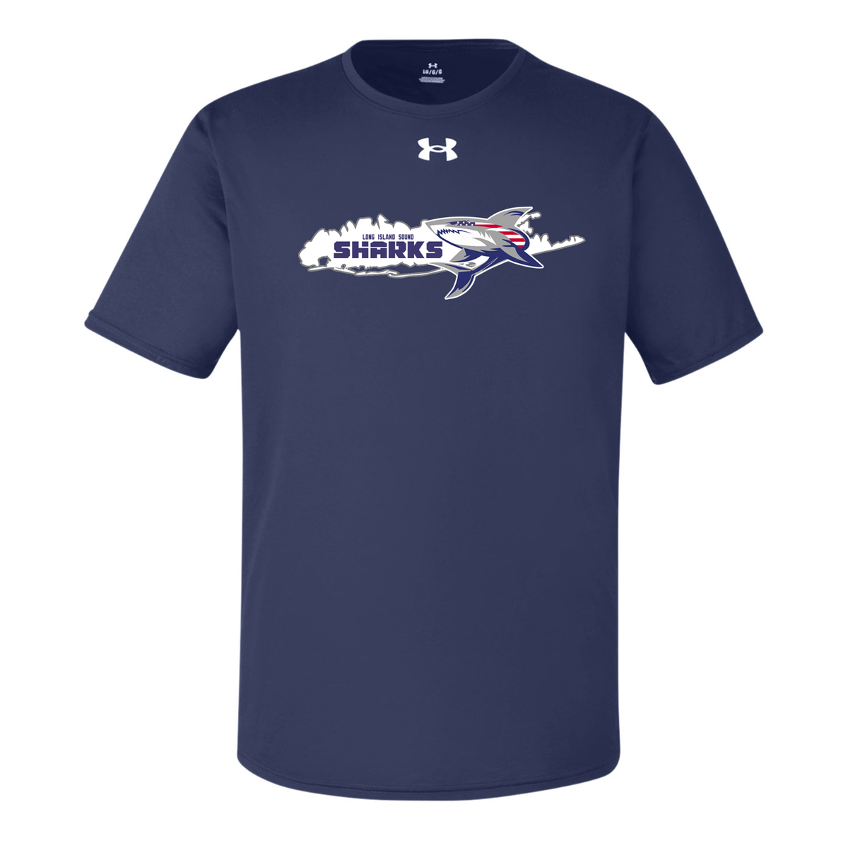 Long Island Sound Sharks Football Under Armour Men's Team Tech T-Shirt
