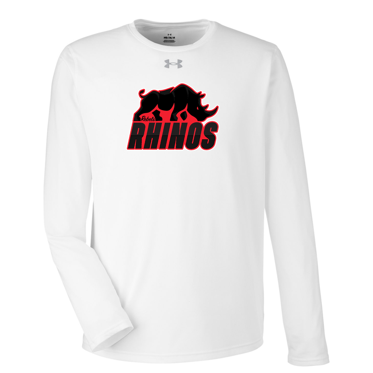 Rebels Rhinos Under Armour Men's Team Tech Long-Sleeve T-Shirt