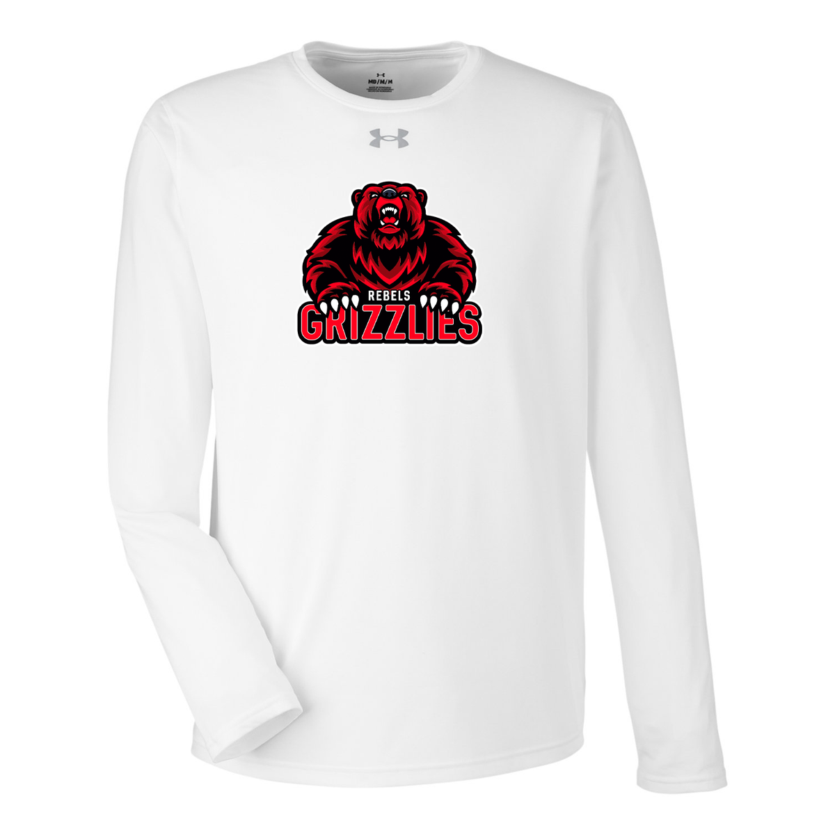 Rebels Grizzlies Under Armour Men's Team Tech Long-Sleeve T-Shirt