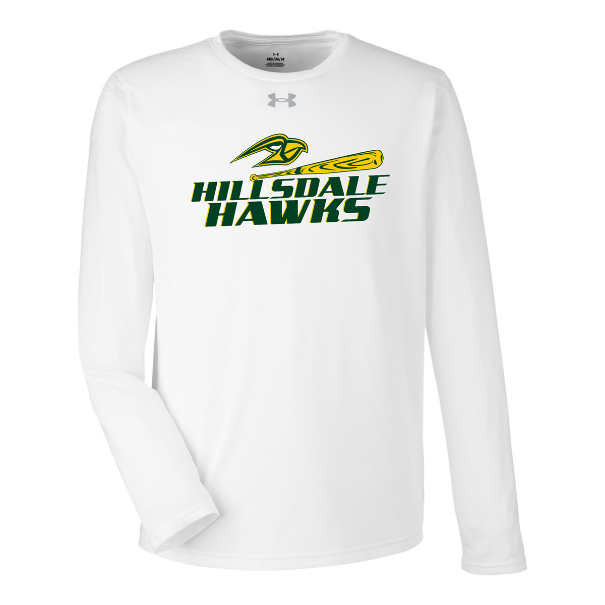 Hillsdale Hawks Under Armour Men's Team Tech Long-Sleeve T-Shirt