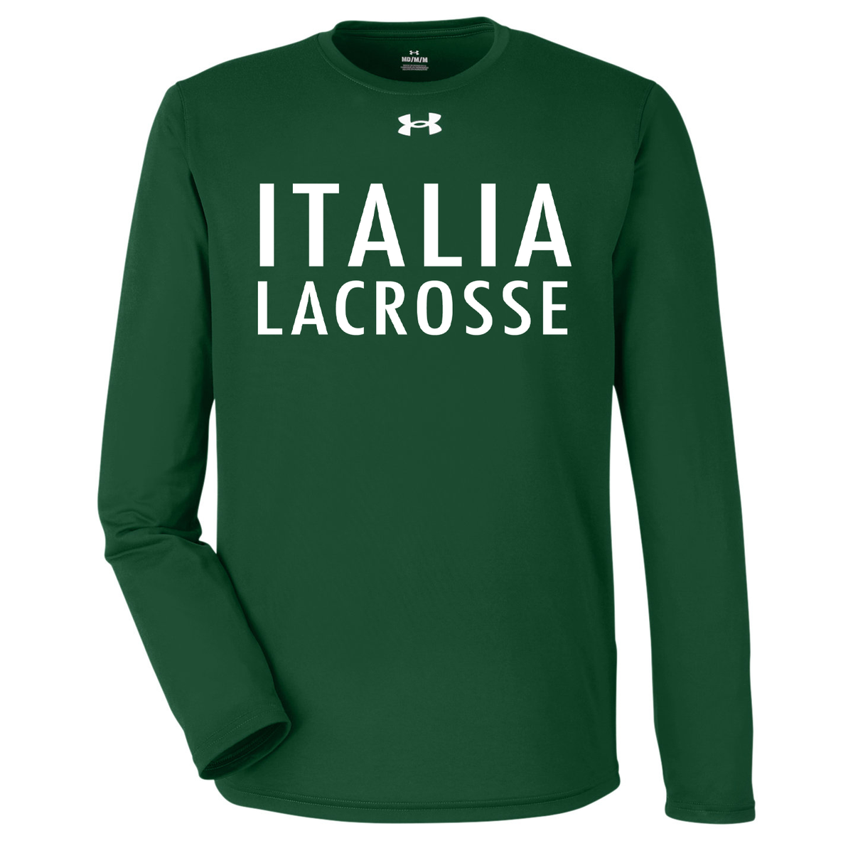 Italia Lacrosse Under Armour Men's Team Tech Long-Sleeve T-Shirt