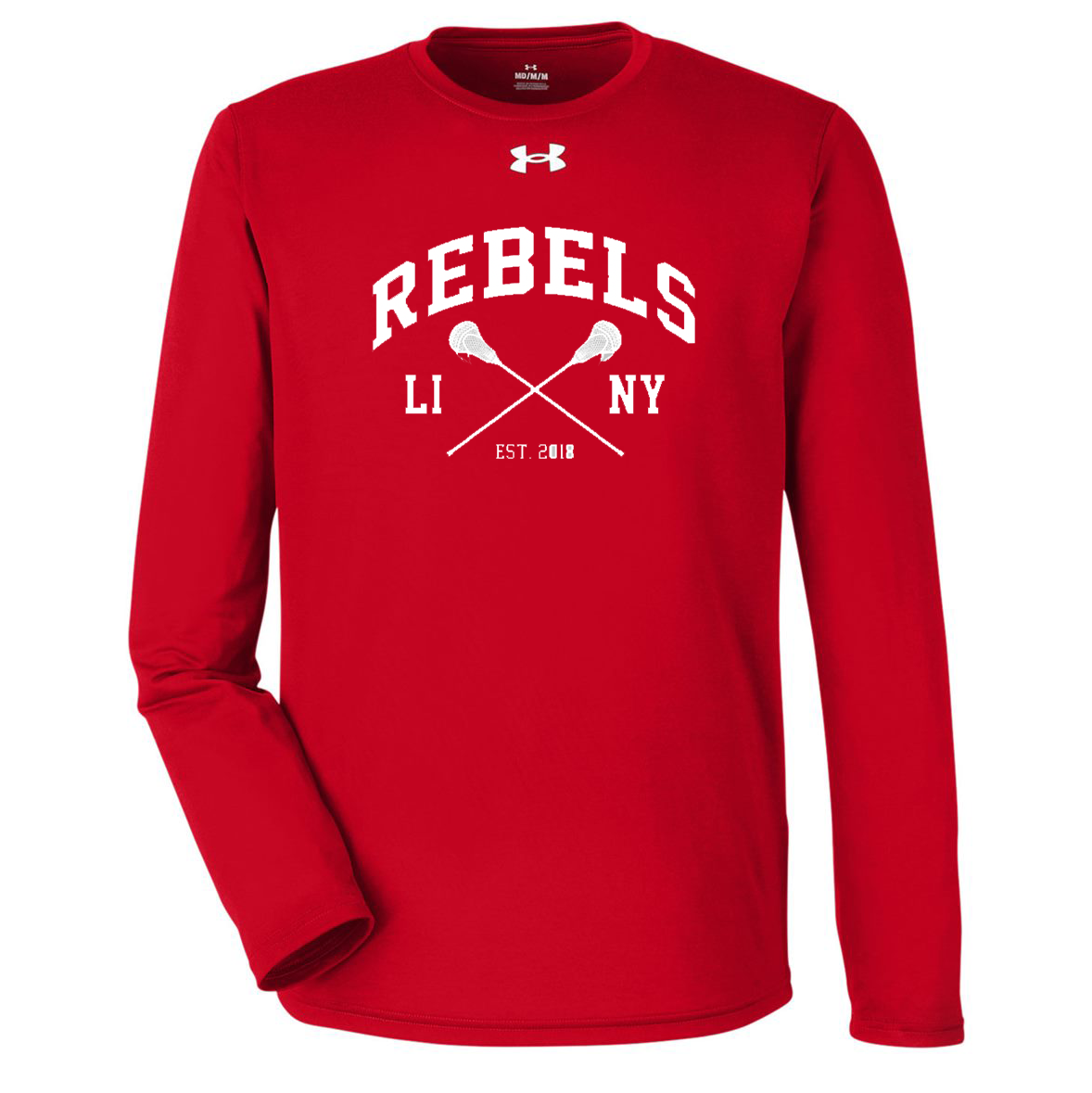 Rebels Lacrosse Under Armour Men's Team Tech Long-Sleeve T-Shirt