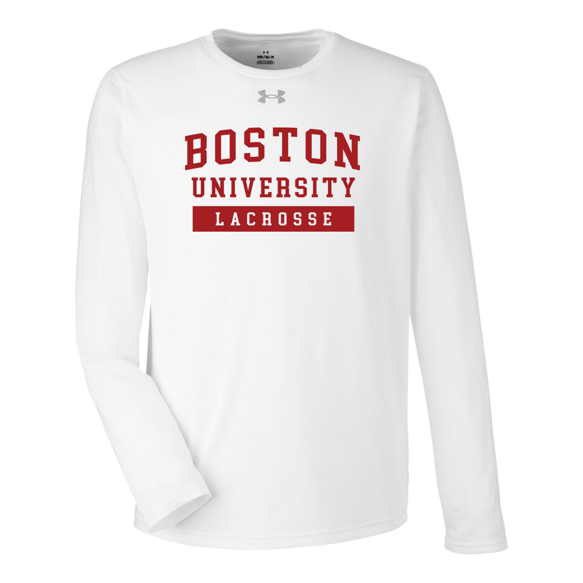 Boston University Lacrosse Under Armour Men's Team Tech Long-Sleeve T-Shirt