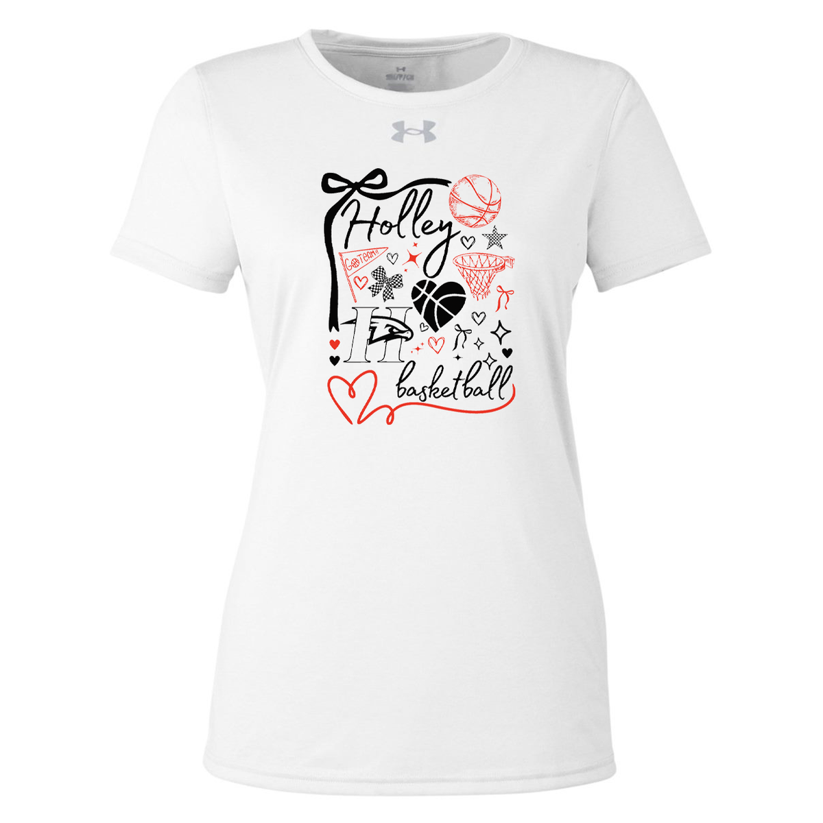 Holley Central School Girls Basketball Under Armour Ladies' Team Tech T-Shirt