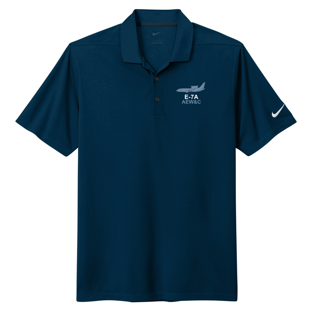 Boeing E-7A Program Nike Dri-FIT Micro Pique 2.0 Polo