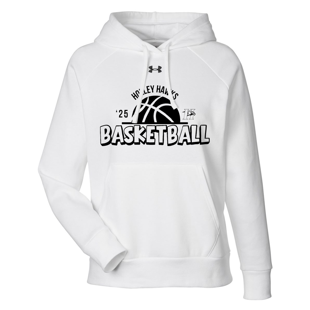Holley Central School Girls Basketball Under Armour Ladies' Rival Fleece Hooded Sweatshirt