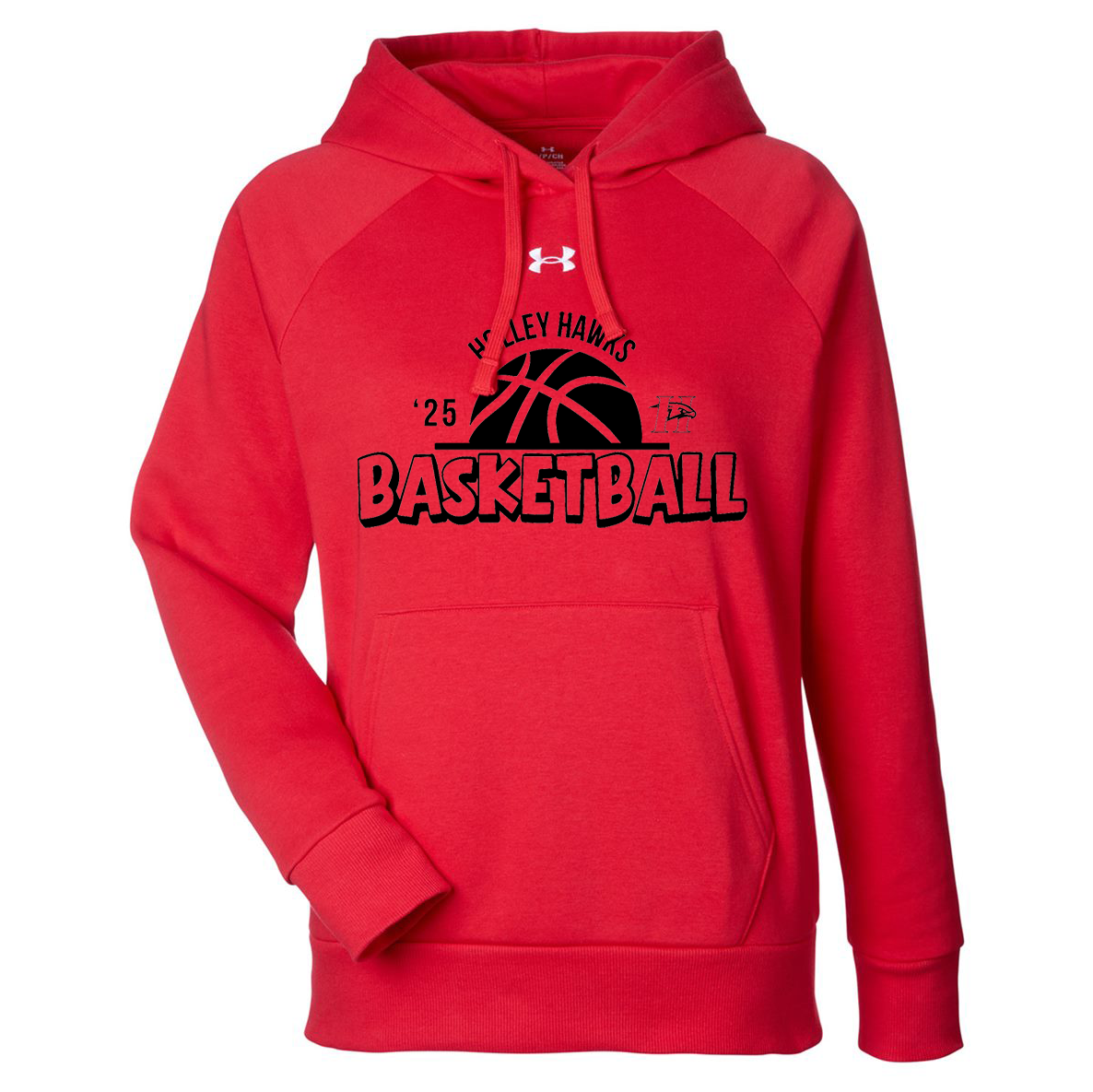 Holley Central School Girls Basketball Under Armour Ladies' Rival Fleece Hooded Sweatshirt