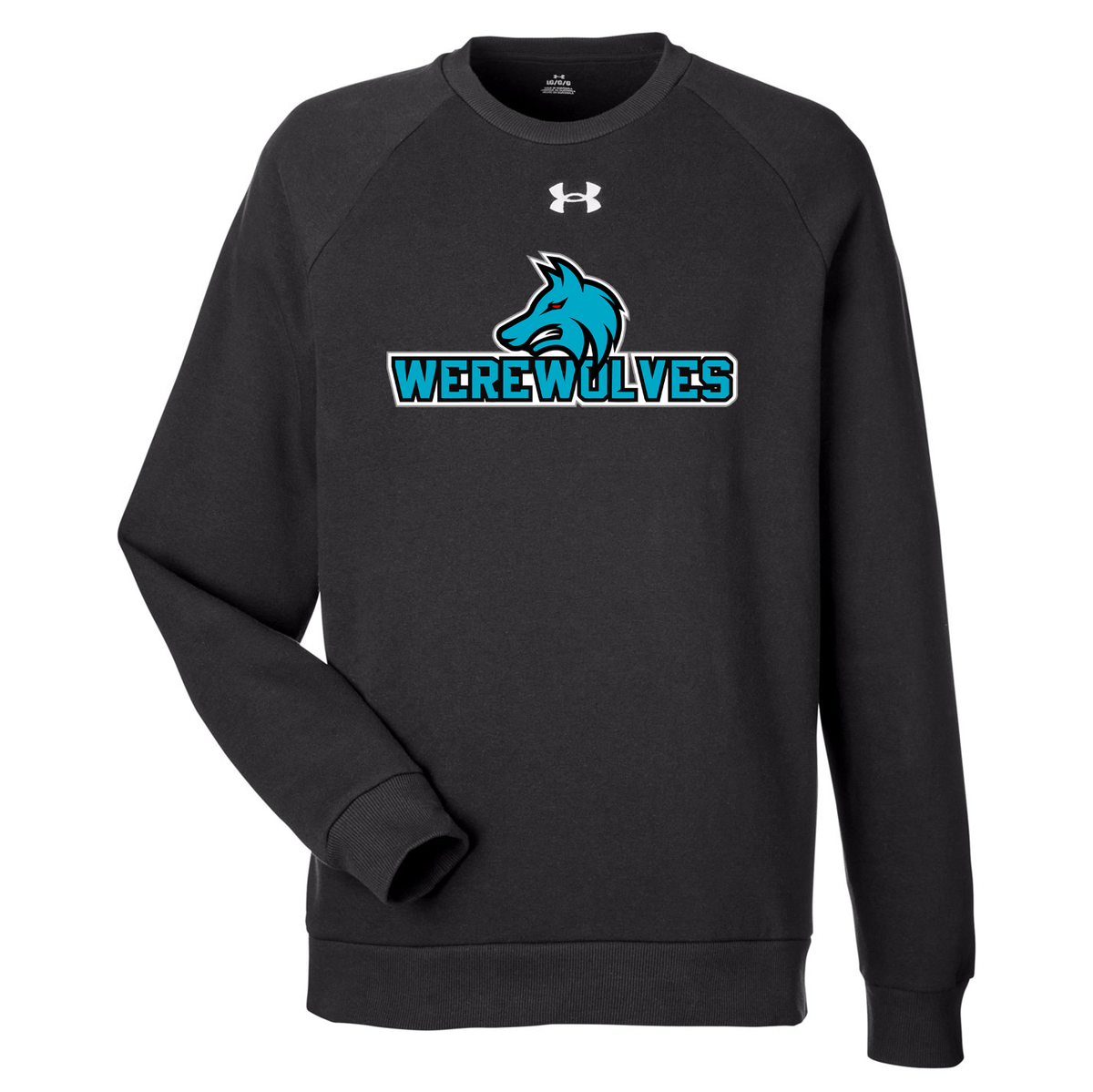 Kansas City Werewolves Under Armour Rival Fleece Crewneck Sweatshirt