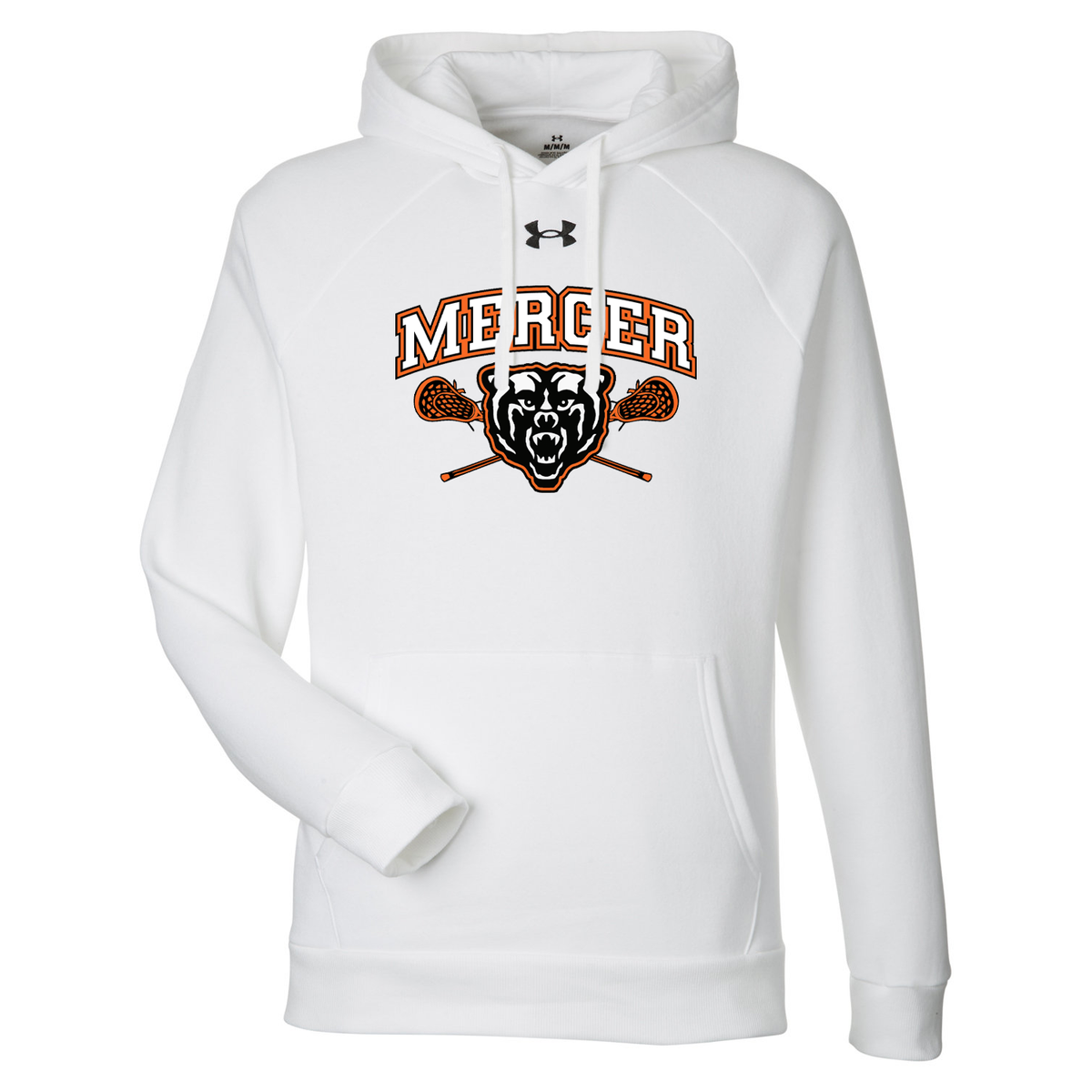 Mercer University Men's Lacrosse Under Armour Men's Rival Fleece Hooded Sweatshirt