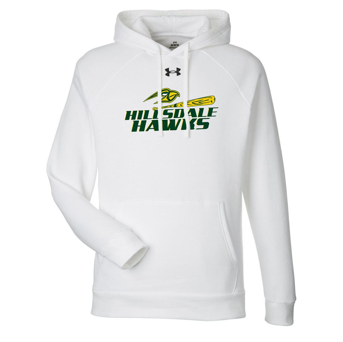 Hillsdale Hawks Under Armour Men's Rival Pullover Hooded Sweatshirt