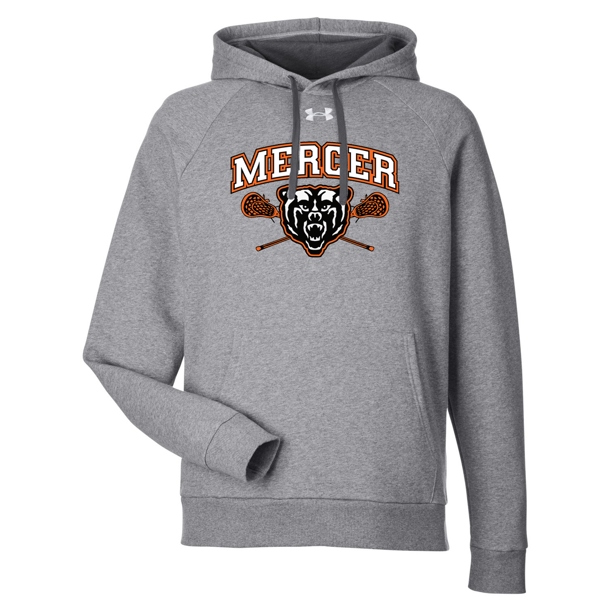 Mercer University Men's Lacrosse Under Armour Men's Rival Fleece Hooded Sweatshirt