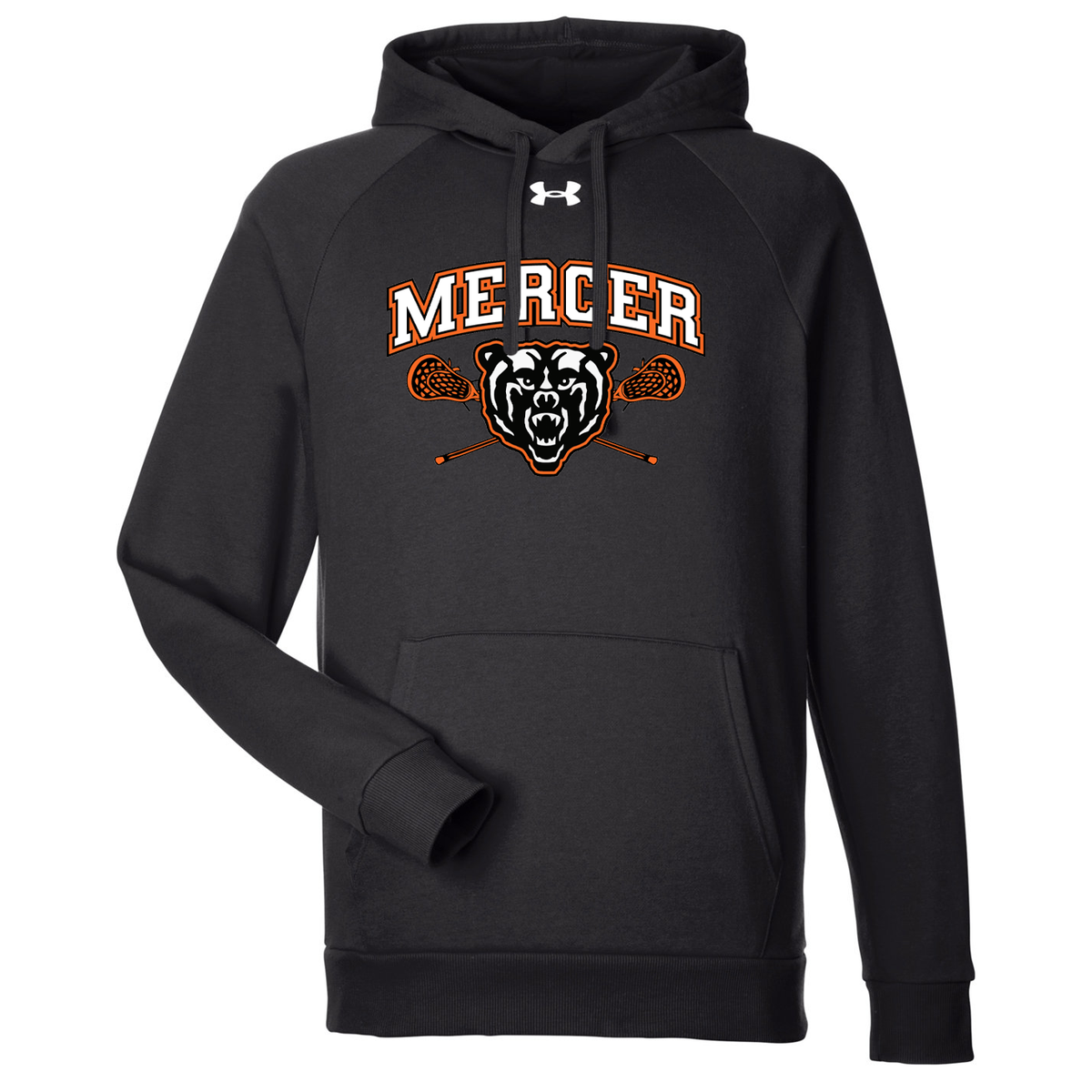 Mercer University Men's Lacrosse Under Armour Men's Rival Fleece Hooded Sweatshirt