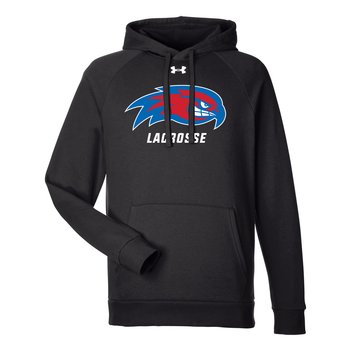 UMass Lowell Lacrosse Under Armour Men's Rival Pullover Hooded Sweatshirt