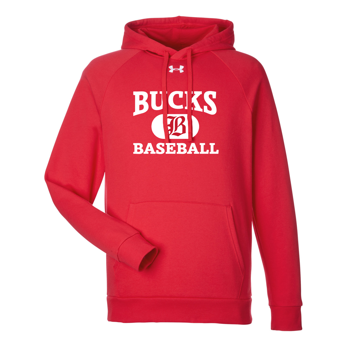 Acadiana Bucks Baseball Under Armour Men's Rival Pullover Hooded Sweatshirt