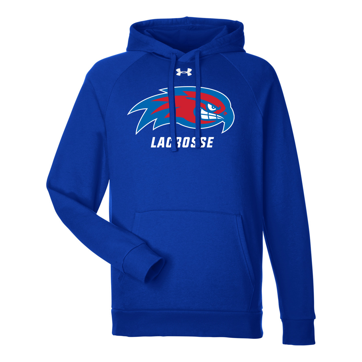 UMass Lowell Lacrosse Under Armour Men's Rival Pullover Hooded Sweatshirt