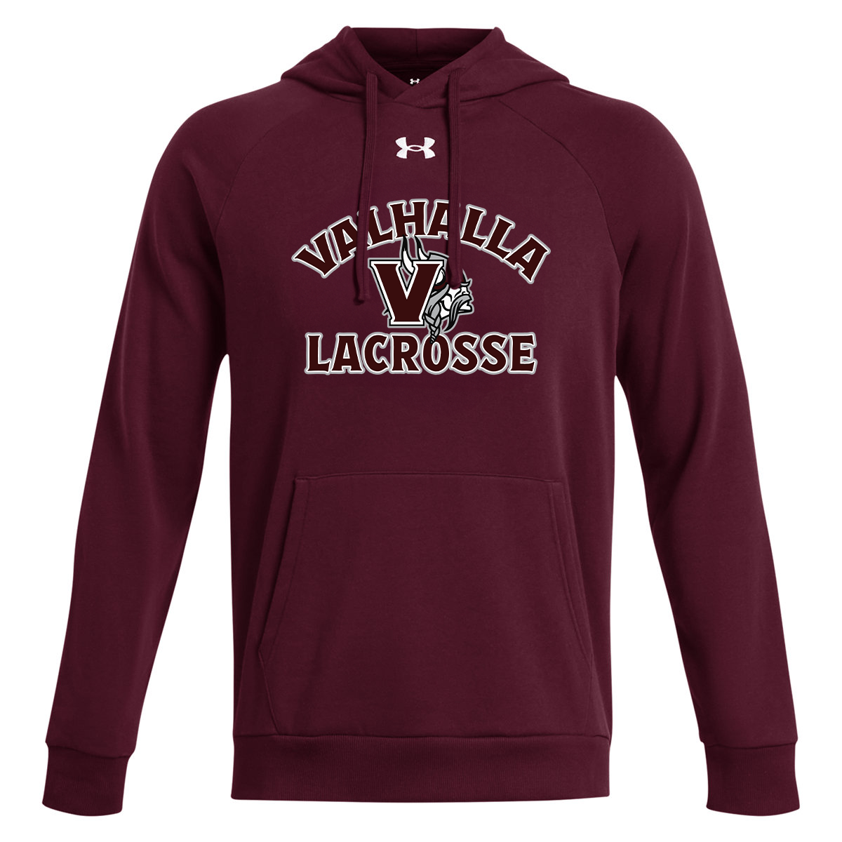 Valhalla Vikings Lacrosse Under Armour Men's Rival Pullover Hooded Sweatshirt