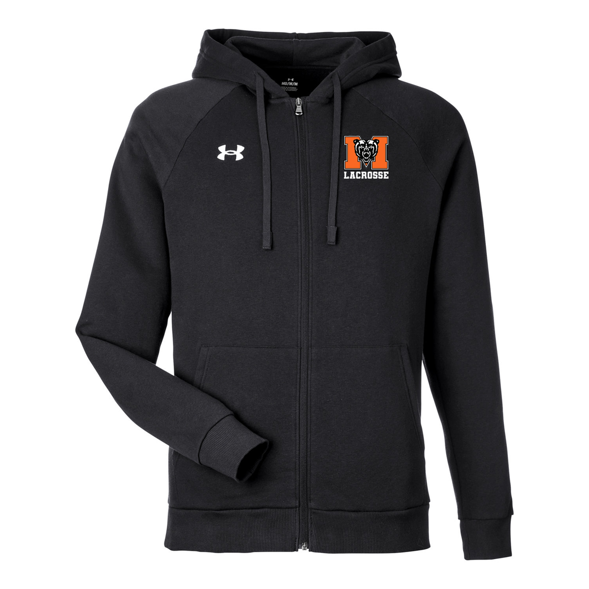 Mercer University Men's Lacrosse Under Armour Men's Rival Fleece Full-Zip