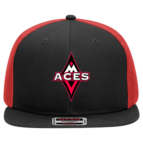 MN Aces Basketball Flat Bill Mesh back Trucker