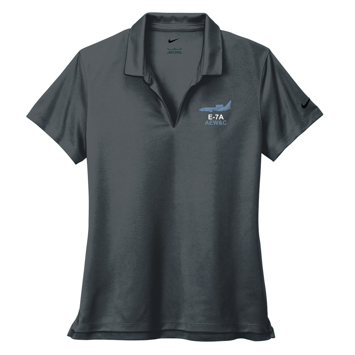 Boeing E-7A Program Ladies Nike Dri-FIT Micro Pique 2.0 Polo