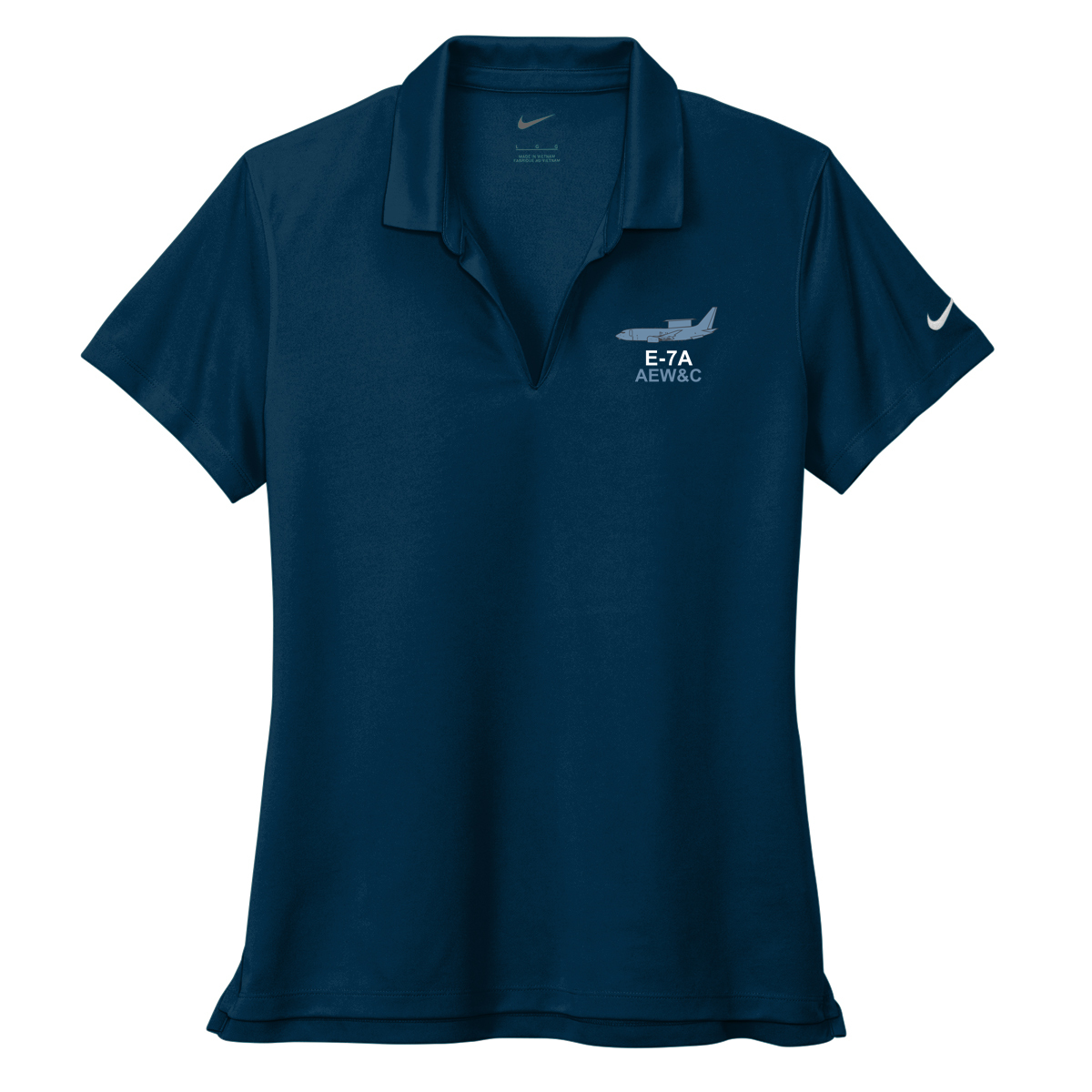 Boeing E-7A Program Ladies Nike Dri-FIT Micro Pique 2.0 Polo