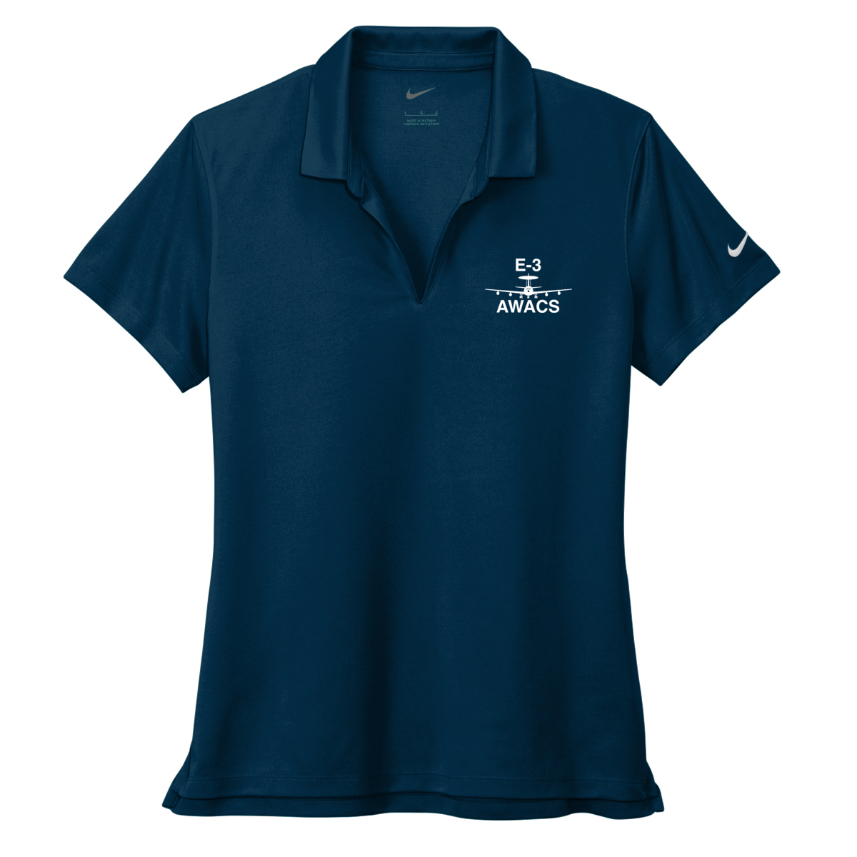 Boeing AWACS E-3 Ladies Nike Dri-FIT Micro Pique 2.0 Polo