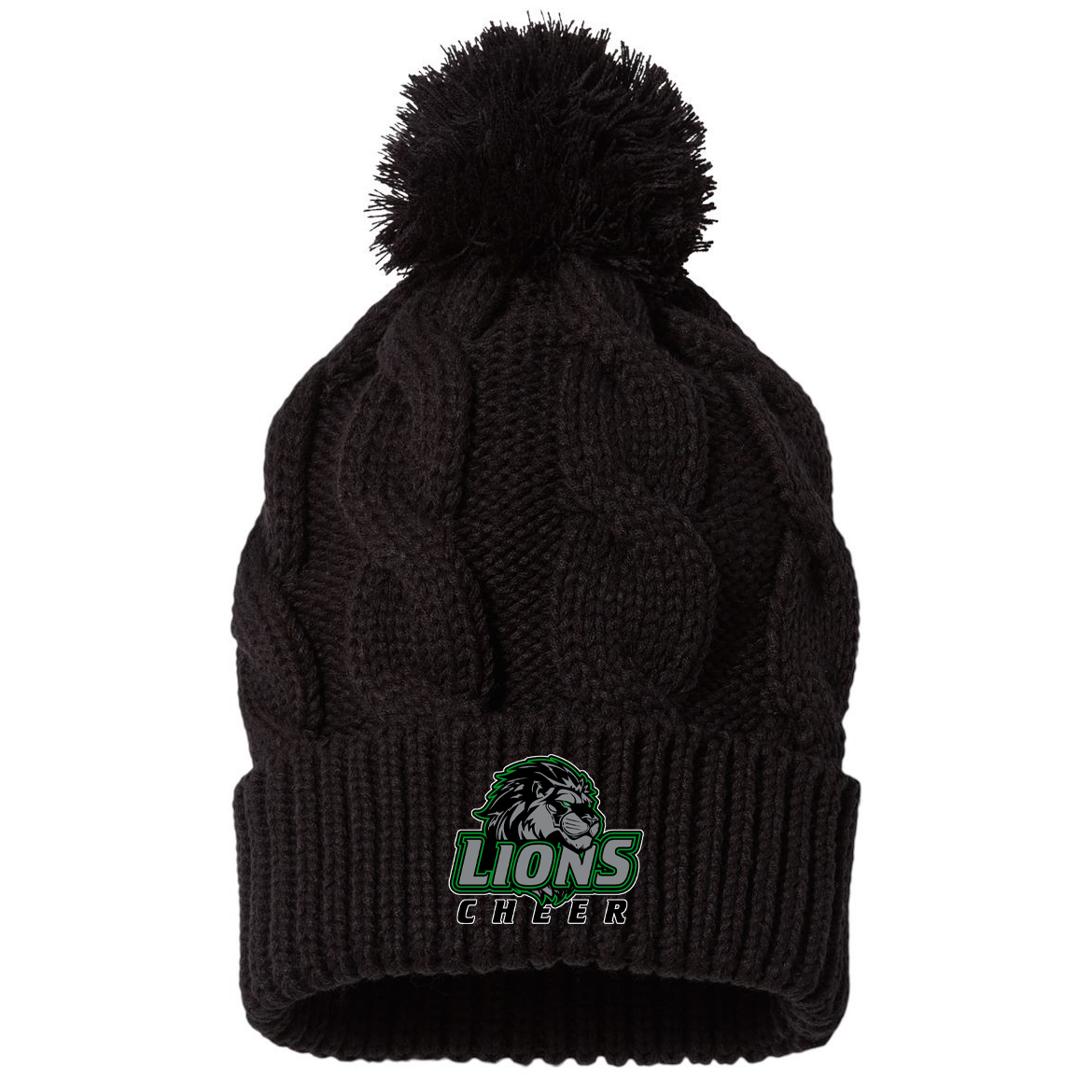 Spring Lions Elite Cheer Chunk Twist Cuffed Beanie